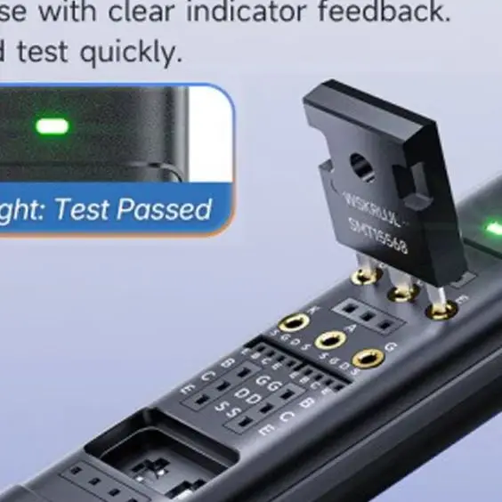 MO-81 Optocoupler Tester 5V, Portable, Multifunction, Tests IGBT/Thyristor/Transistor, Retractable Probes Included.