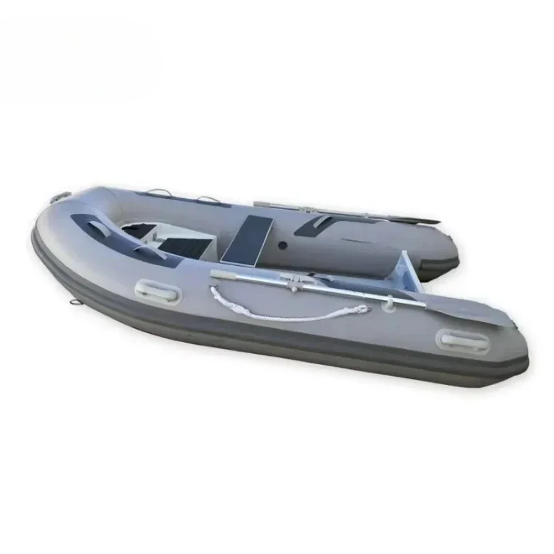 9 Feet Aluminum RIB Yacht Tender PVC Inflatable Boat With Bow Locker And Flat Deck