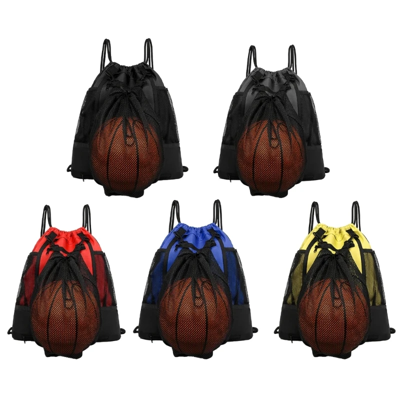 Basketball Gym Bag Sports Foldable Backpack Soccer Shoulder Bag for Boys, Girls