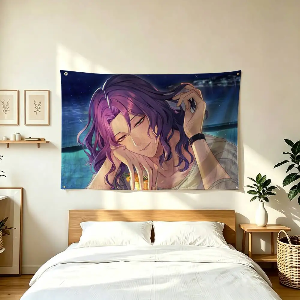 18TRIP Mobile Game  Flags Wall Hanging Tapestry Outdoor Garage Room Decorative flag Background Blanket