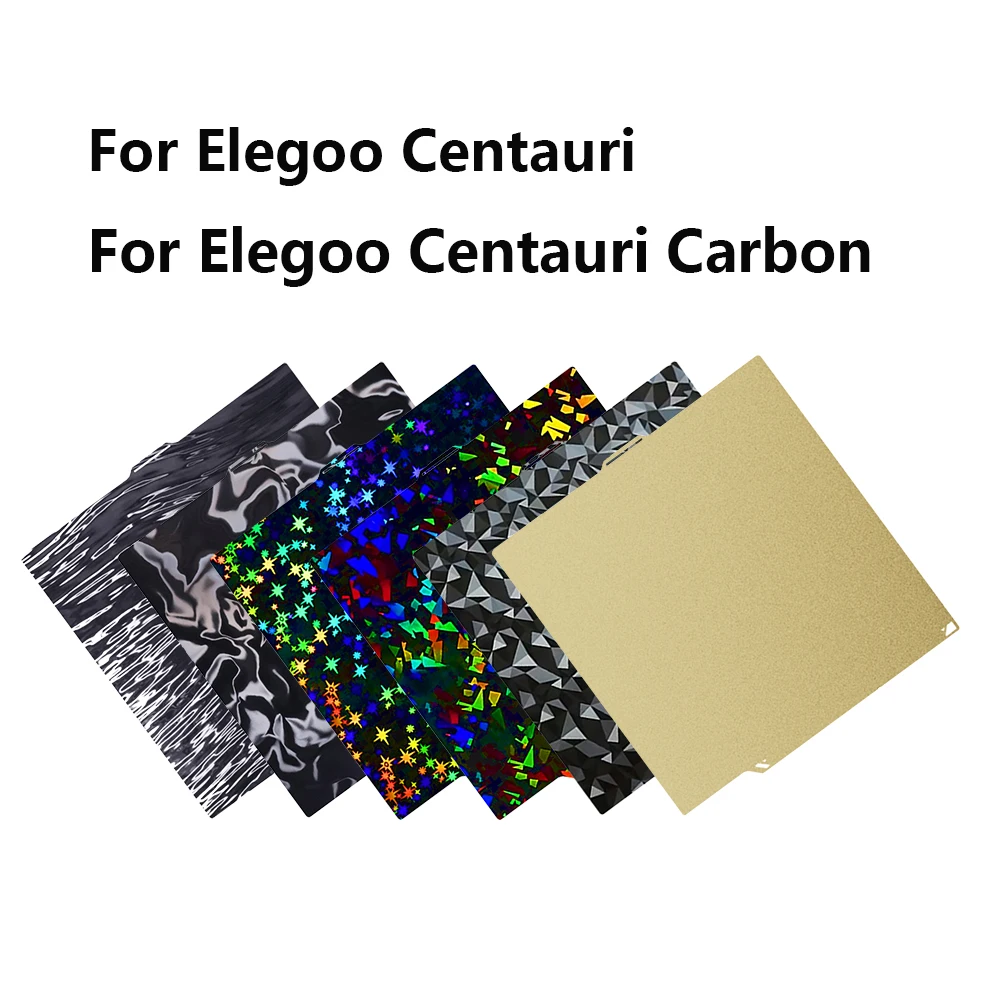 Build Plate For Elegoo Centauri Carbon Plate PEI Carbon fibe Sheet Smooth Centauri Carbon Build Plate Elegoo 3D Printer Parts