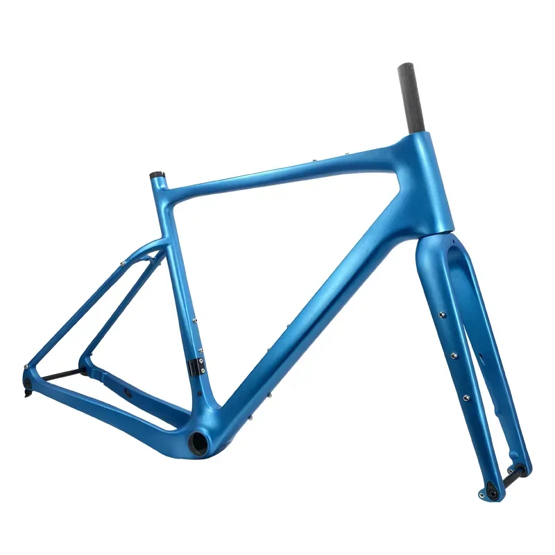 New Carbon Gravel Frame 700C Bike Frame BB386 Gravel bike Disc Gravel Bicycle Frameset Carbon frame Metallic Paint Color