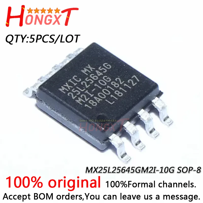 5PCS 100% New MX25L…