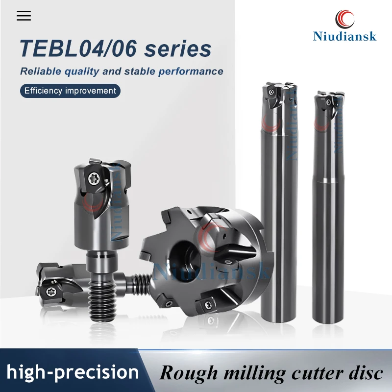 

TEBL Замок с быстрой подачей Зубчатая головка Фрезерный стержень TEMBL MIlling Cutter Диск Двусторонний BLMP0603R Фрезерные лезвия из твердого сплава