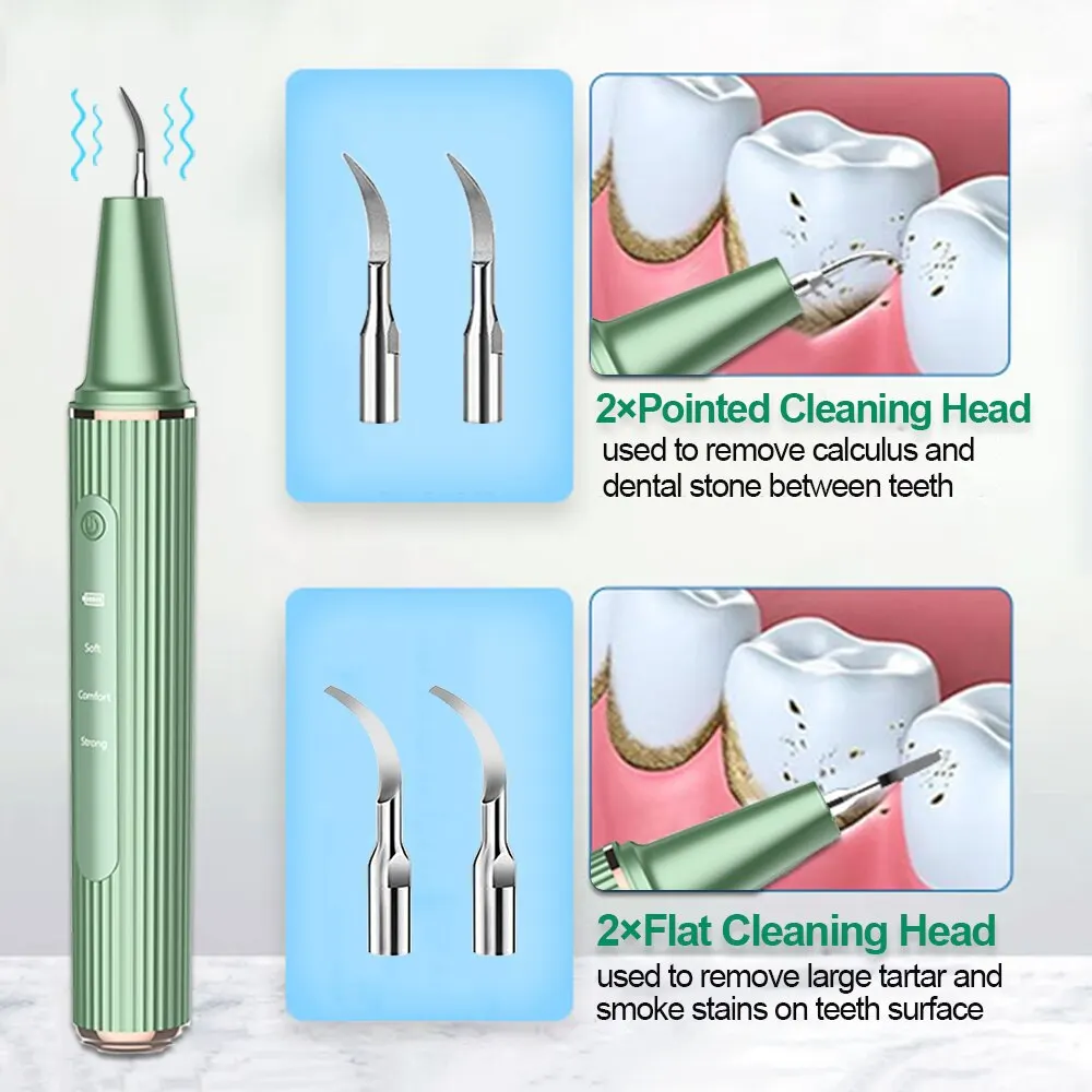 Ultraschall tragbare elektrische Zähne Dental Scaler Fleck Zahnstein entferner Werkzeug Zahn reiniger Bleaching Kit