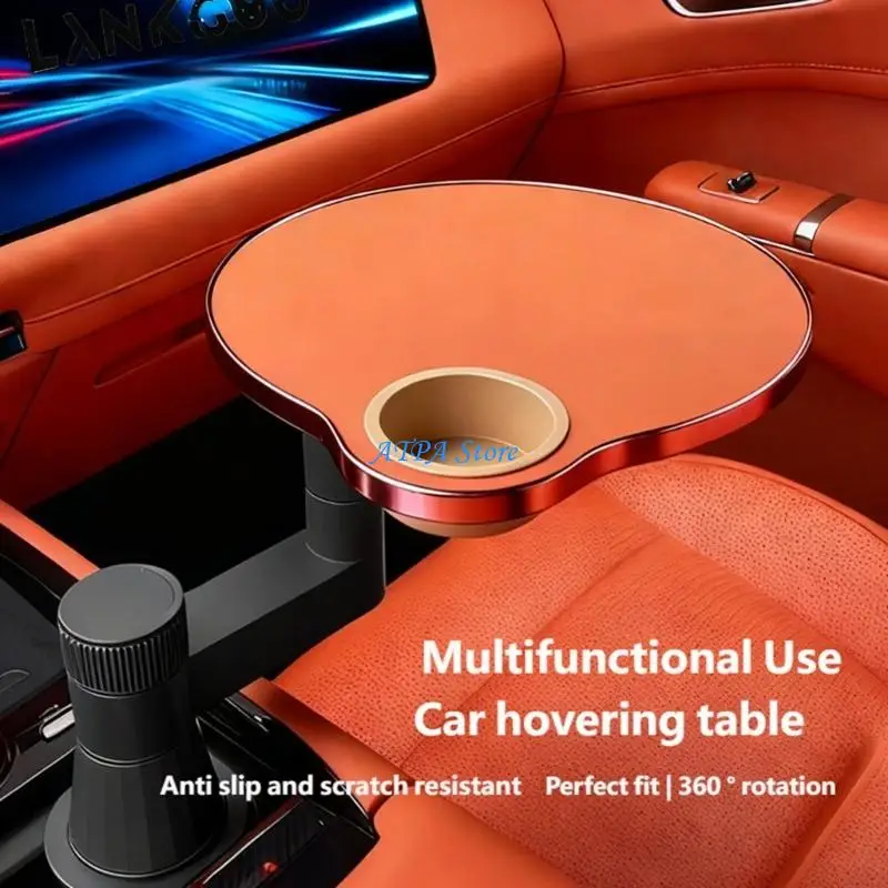 U13C Car Front Tray Including Drink owner And Rotating Top For Eating And Tasks