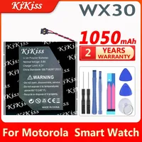 KiKiss 1050mAh WX30 SNN5951A battery For Motorola Moto 360 (1st gen) Smart Watch 360 1st Gen 2014 Smart Watch Batteries