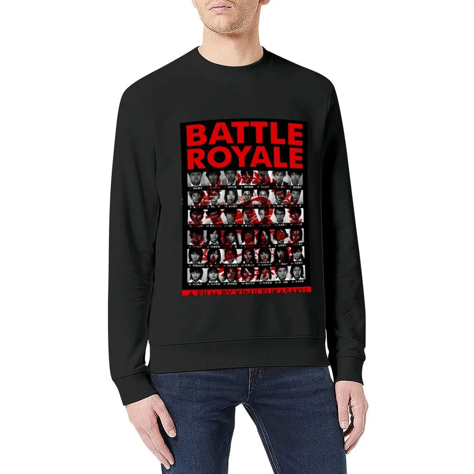 بلوفر فيلم Battle Royale ملابس الخريف للرجال ملابس أنيمي ملابس رجالية طقم قميص رجالي جديد في بلوزات #5