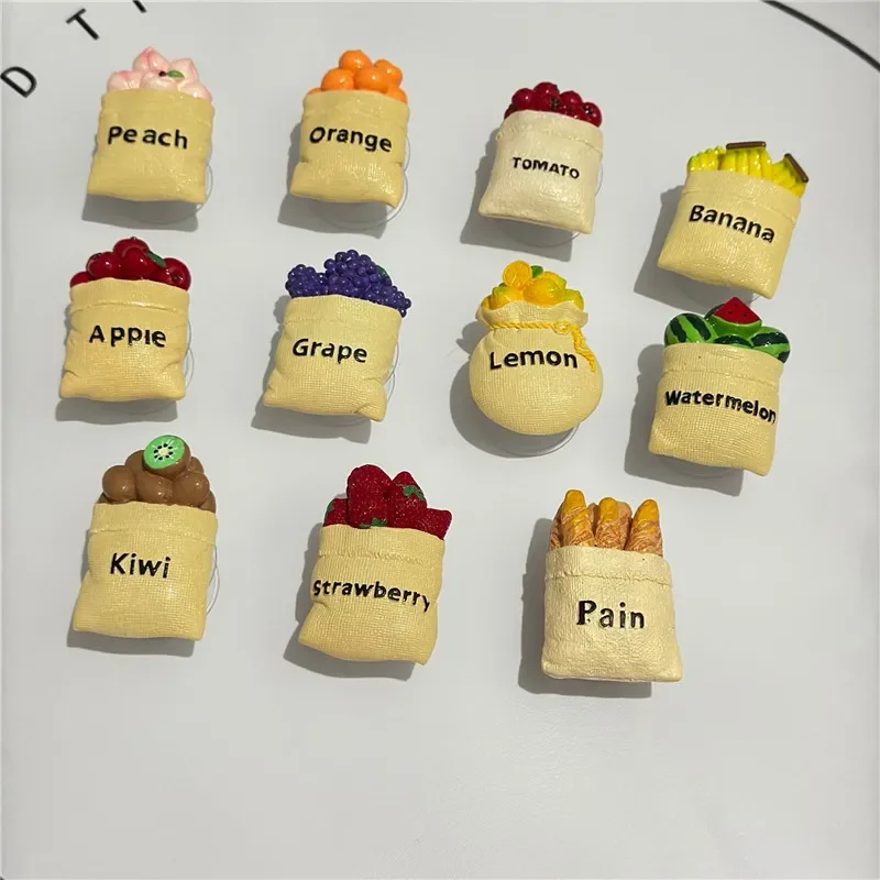 Penyangga Ponsel Berputar 3D untuk iPhone dengan Pegangan Anti-Selip Desain Lemon Peach, Penyangga dan Pegangan yang Dapat Diperluas untuk Smartphone dan Tablet