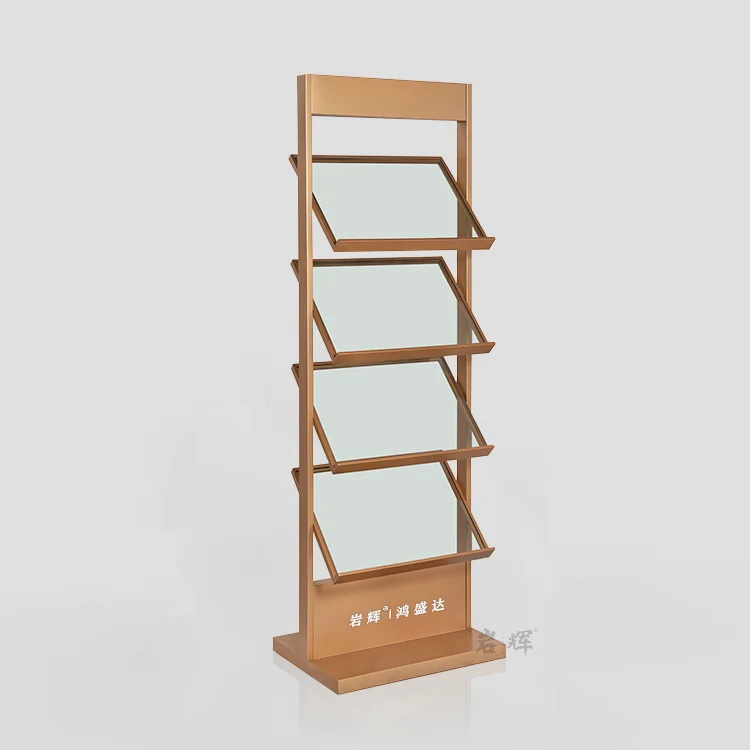 

Customized real estate rack, folding rack, single-page data rack, newspaper rack in the sales office, apartment plan rack