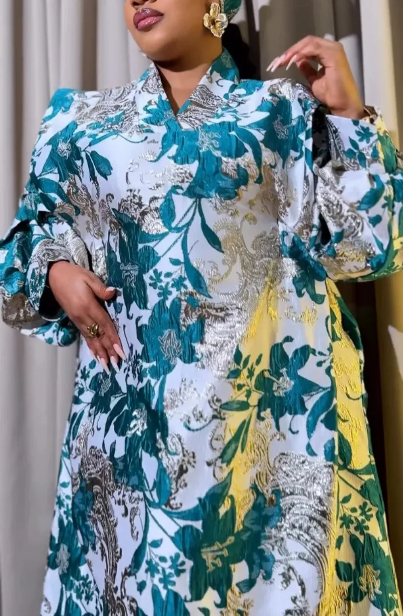 

2026 African Dresses for Women Traditional Africa Clothing Dashiki Ankara Outfits Gown Abayas Robe Muslim Kaftan Maxi Long Dress