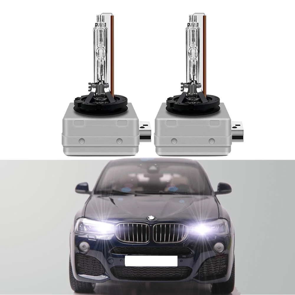 

For BMW X4 F26 2014 2015 2016 2017 2018 6000K HID Xenon Headlight Bulb High Low Beam (Only Fit Original Bulb Is Xenon）