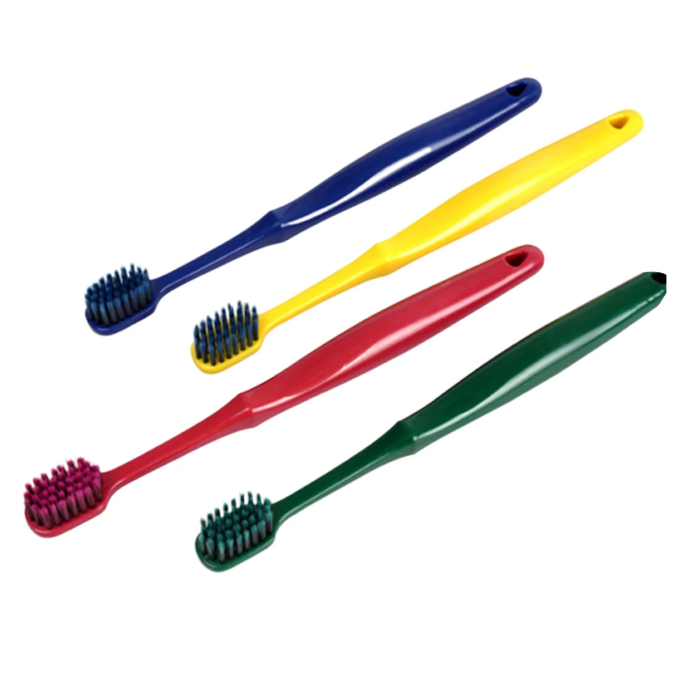 

4 Pcs Soft Bristle Toothbrush High Quality Plastic Deep Cleansing Oral Health Travel Wide Head Teeth Care Accessories Household