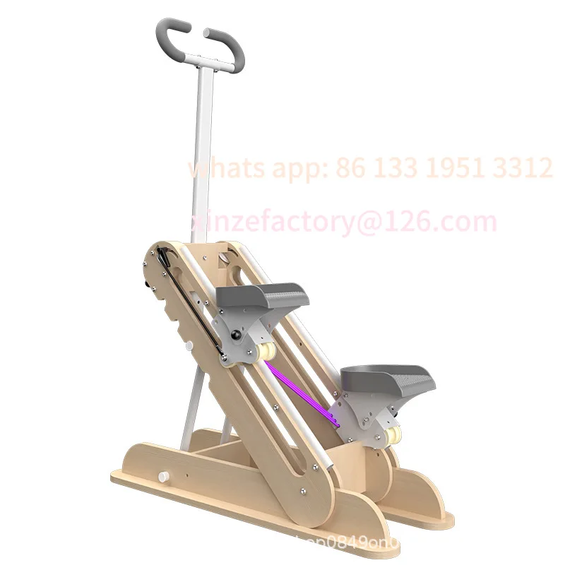 

Wooden mountaineering machine Home multi-functional stair training machine Climbing sports stepper Climbing machine Climbing mac