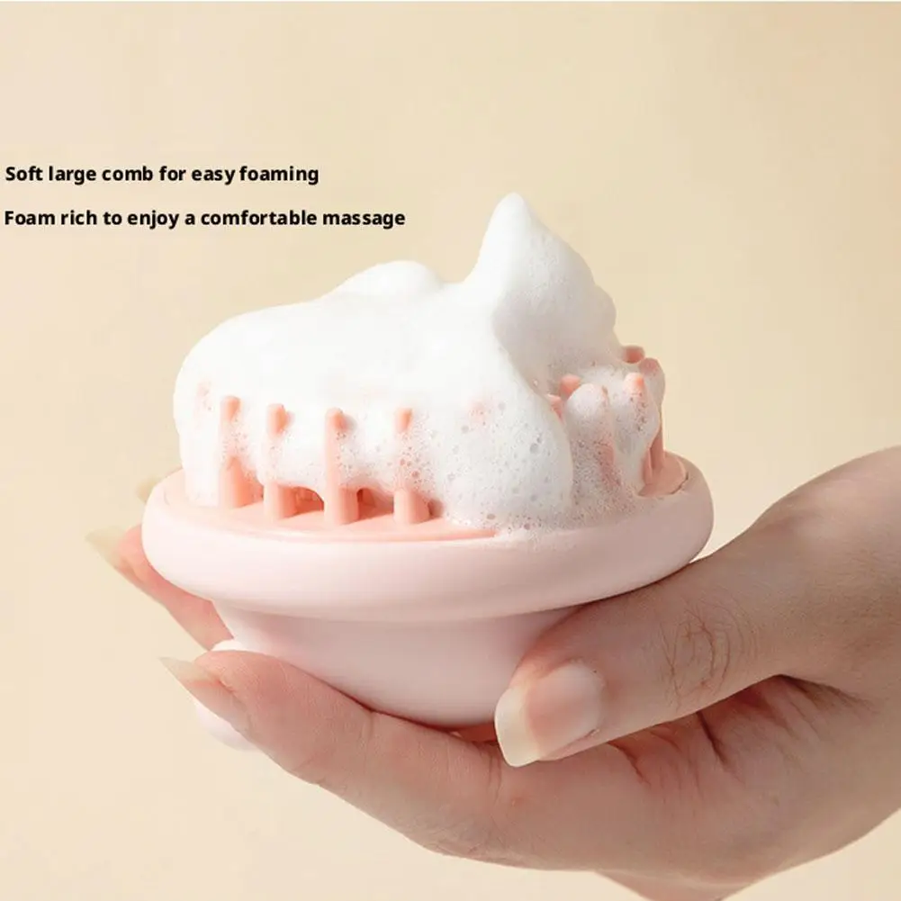 

4 цвета, силиконовый массажер для кожи головы, массажная расческа для тела, щетки для массажа кожи головы, расческа, многофункциональная спа-массажная щетка