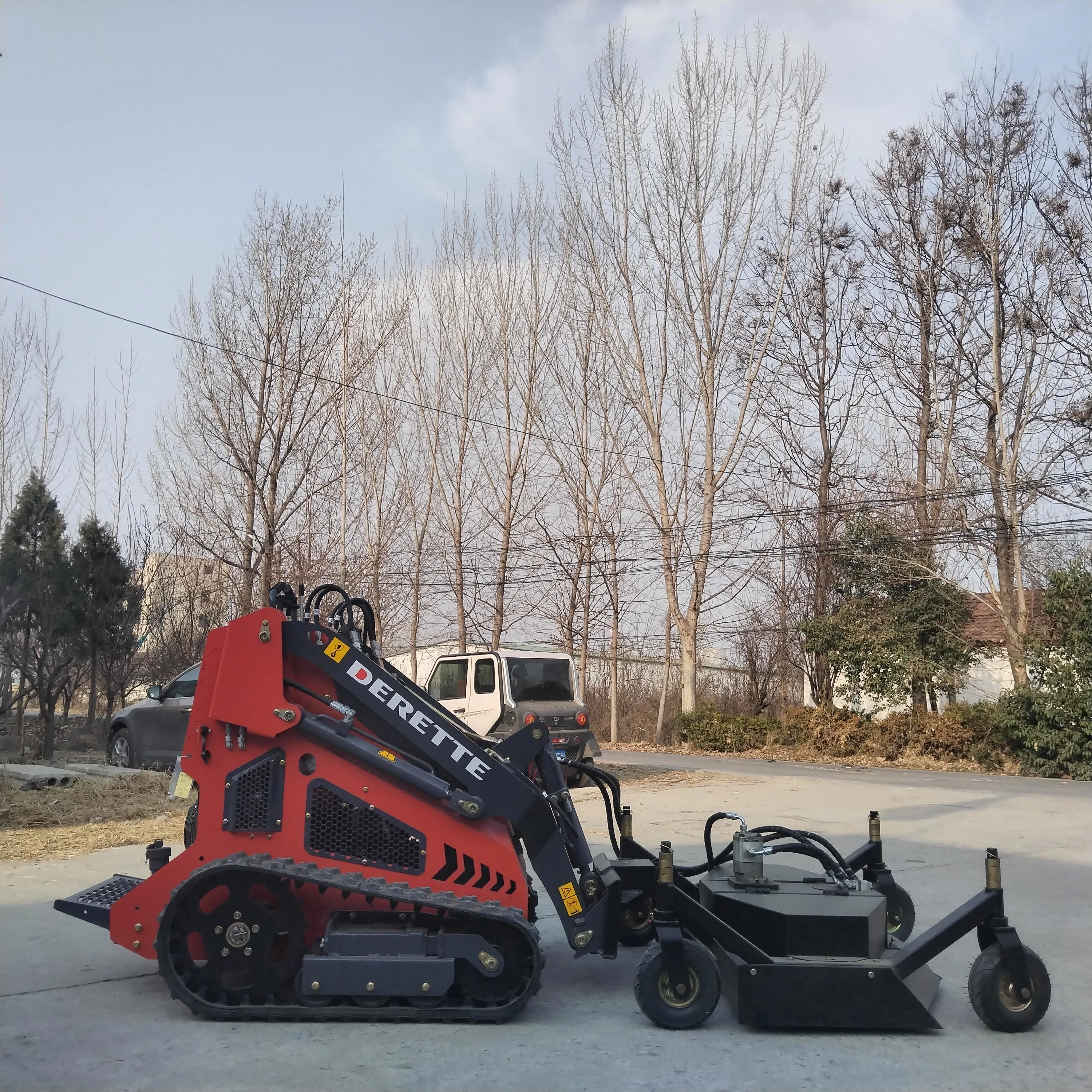 China Lawn Mower New   Cheaper  Attachment  for Mini Skid Steer Loader