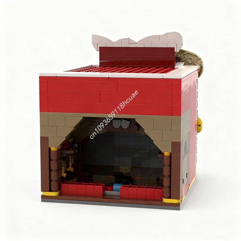 1829 個 MOC クラブペンギンプラザモデルビルディングブロックおもちゃクリエイティブ建築クラフト教育クリスマスギフト