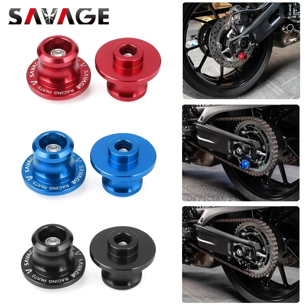 Motorcycle Stand Screw Swingarm Spools Slider M8 For Suzuki GSXR600 GSXR750 GSX-R 1000 SV650 GSX-S GSX R GSXR 600 750 1992-2024