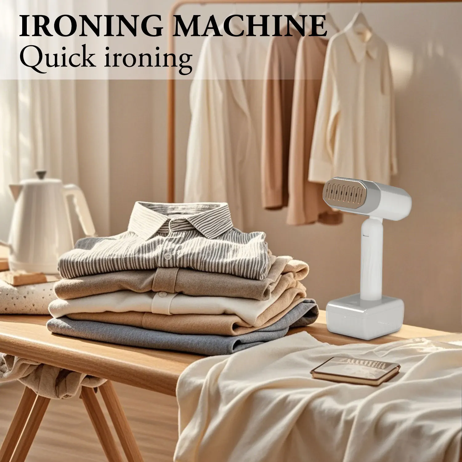 Professional 1800 watt quick heating 5-speed adjustment handheld clothing steamer automatic ironing machine clothing iron