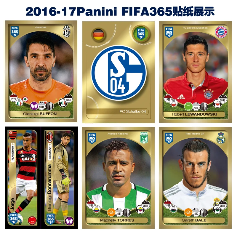 Panini 2017 Fifa365 Football Competition Limited Edition Star Collection Game Toys Sticker Boxed Manual Christmas Birthday Gift