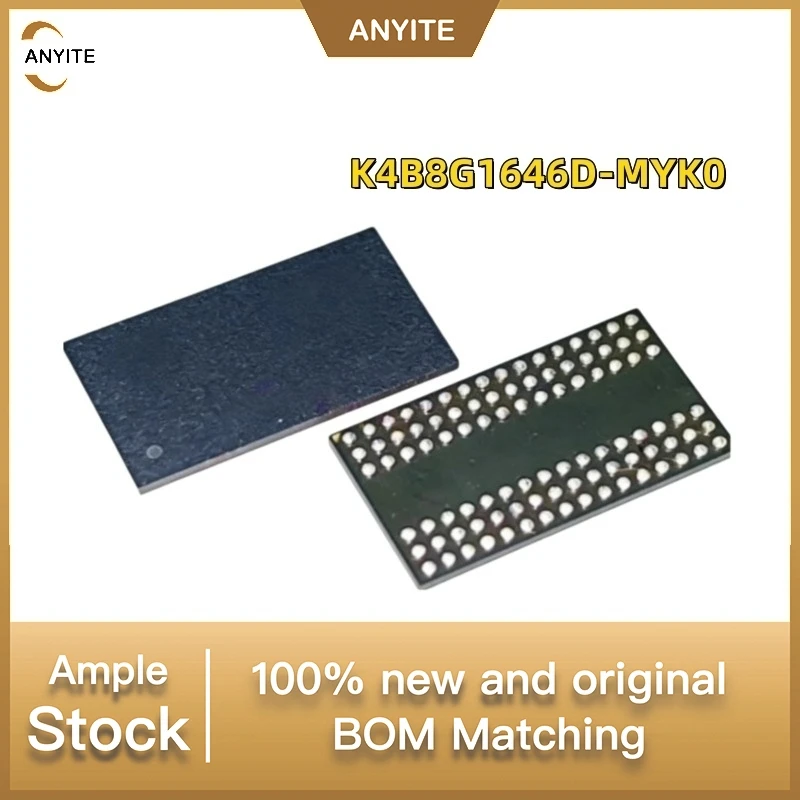 New 2Pcs-5PCS/LOT   K4B8G1646D-MYK0    K4B8G1646D  DDR3  512M16 8G BGA96