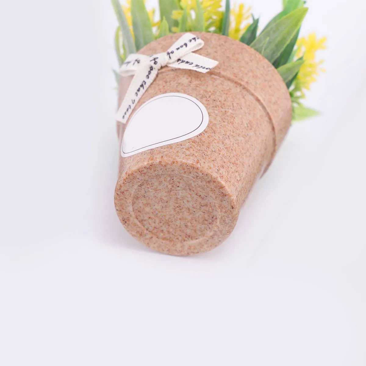 

1Pcs Fake Basil Plant Potted Bonsai Simulation Ornament Realistic Artificial Plant Decor for Home Office Desktop Cabinet Orange