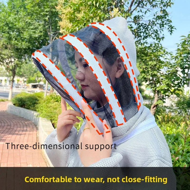 

Одежда для пчеловодства всего тела, профессиональные пчеловодства, защита пчел, костюм для пчеловодства, защитная вуаль, шляпа, платье, оборудование для всего тела