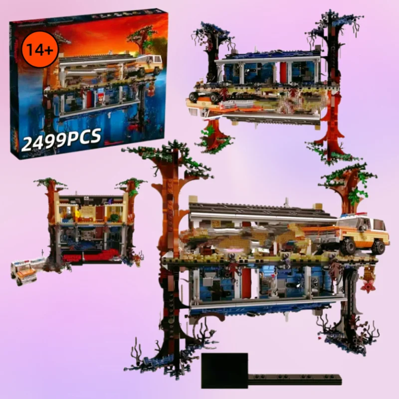 

Строительные блоки-конструкторы Strange Story Upside Down World, модель 75810, DIY, набор для сборки, игрушки для детей, подарки на день рождения