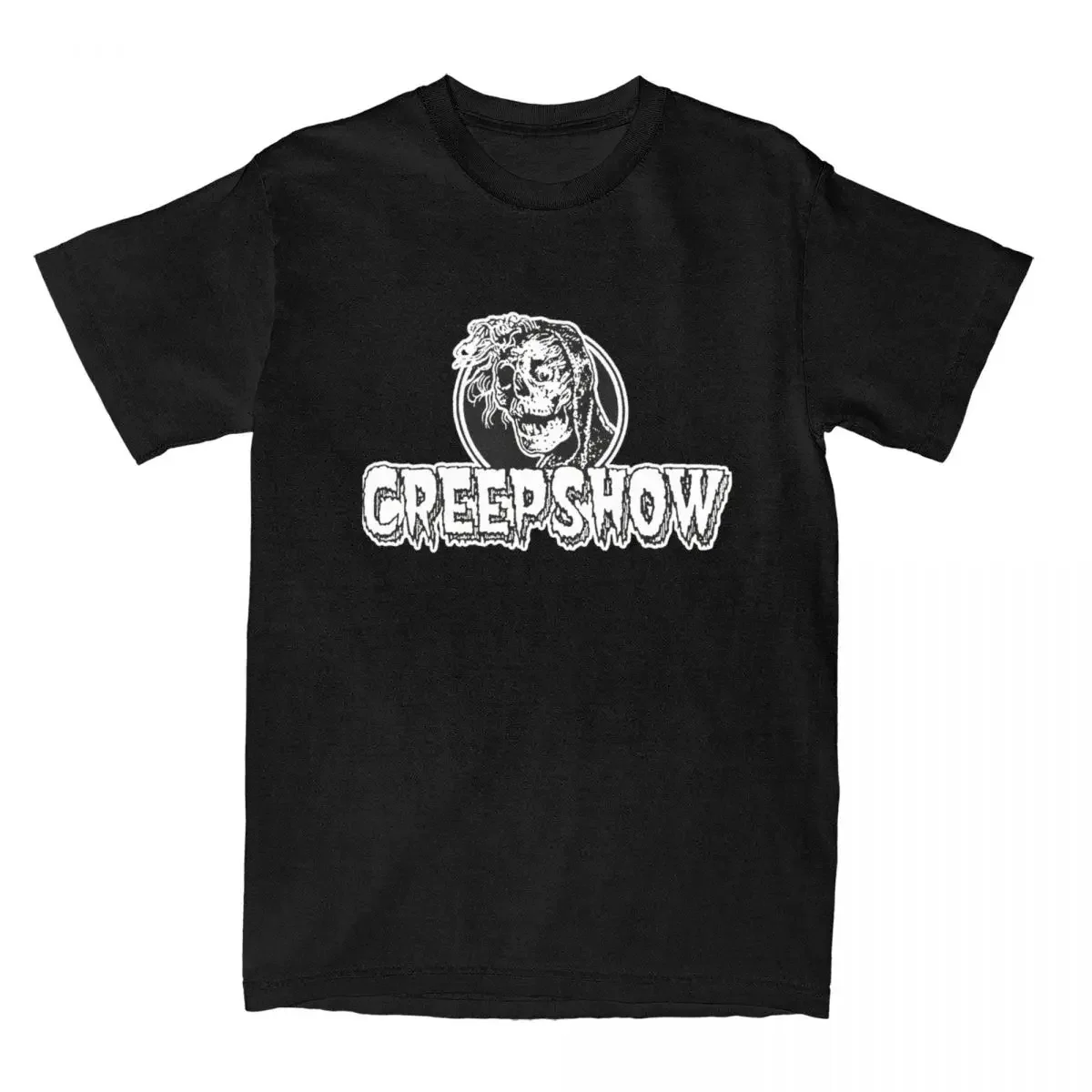 Vintage Creepshow 80s Vintage Horror Film Skull T-Shirts for Men Women Cotton Tee Shirt Gift Idea Tops