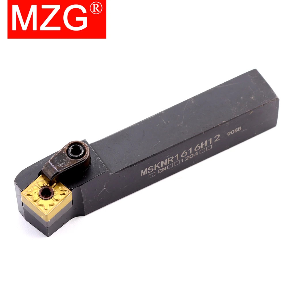 MZG MSKNR1616 MSKNR2020 MSKNR2525 External Turning Tool MSKNR MSKNL SNMG Carbide Insert Holder CNC Cutting Tool Cutter Bar