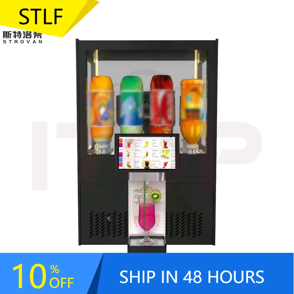 

STLF JW Bar Restaurant Hotel Intelligent Automatic Desktop Cocktail Dosing Mixer Dispensing Vending Machine With Soda Water Disp