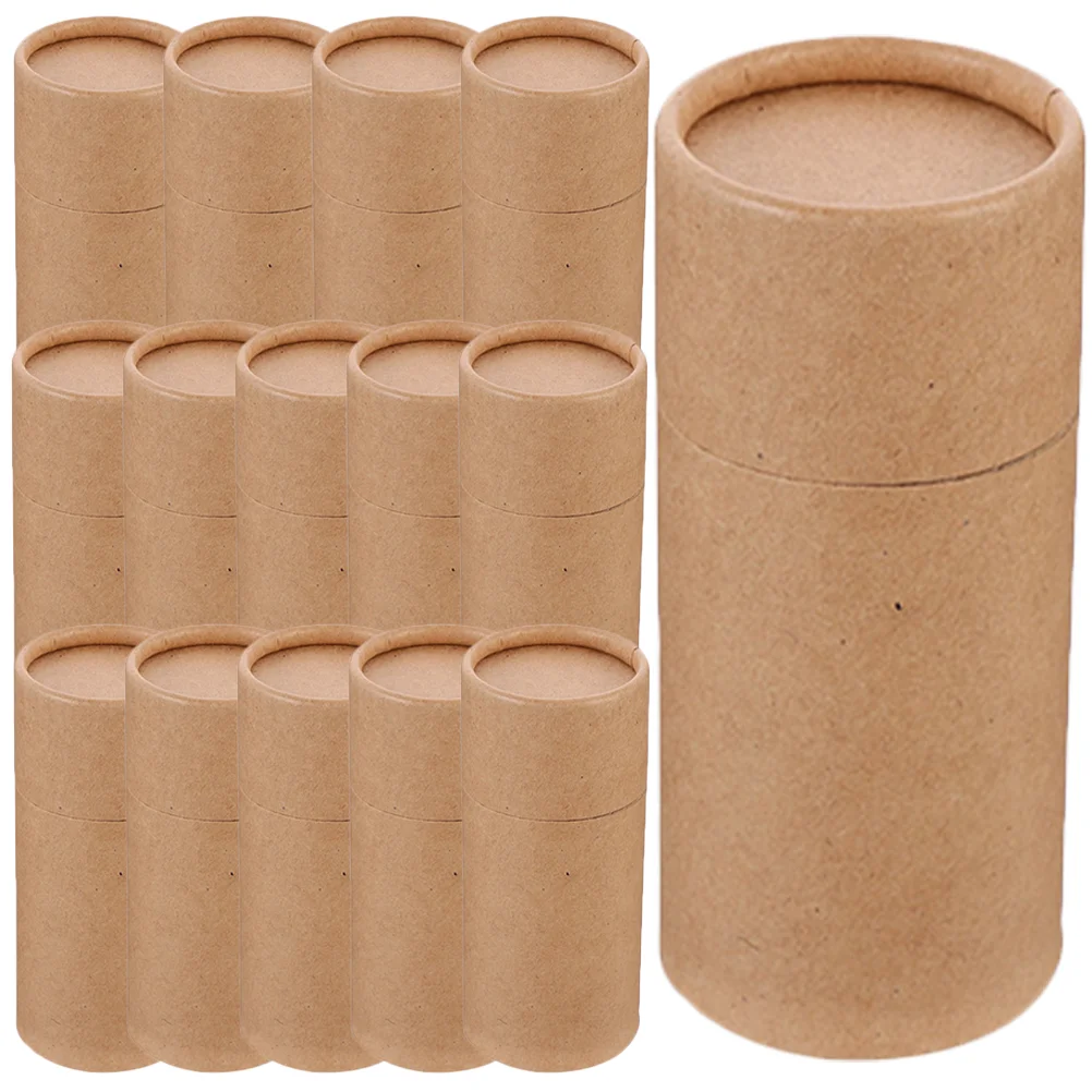 

15 Pcs Essential Oil Bottle Paper Tube Box Holder Container Storage Cardboard Gift Jar Packaging Case Face Mounting