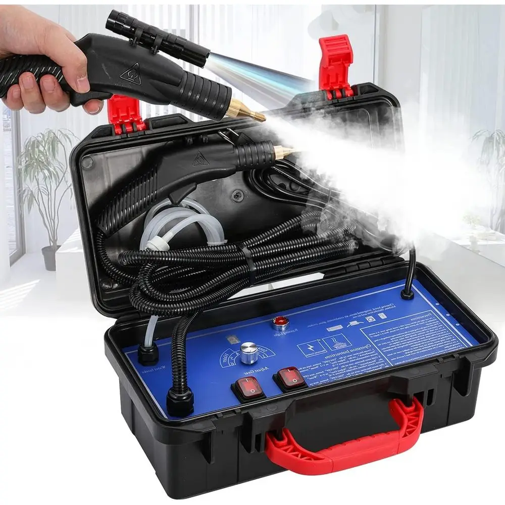 

Powerful 3000W Handheld Pure Steam Cleaner for Home, Appliances, and Vehicles