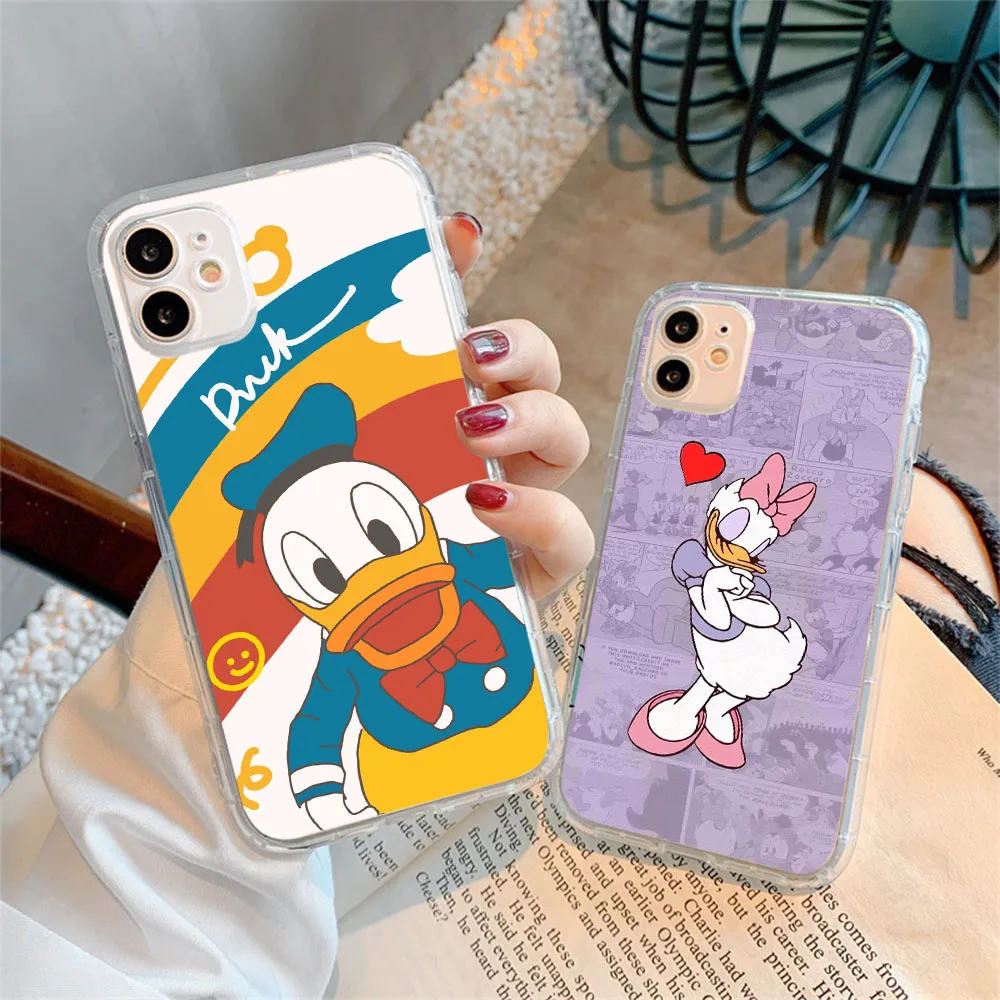 ZY9 casing bening Donald bebek untuk LG K9 K10 K11 K12 Prime K22 Max K40 K40S K41S K50 K50S K51S Plus