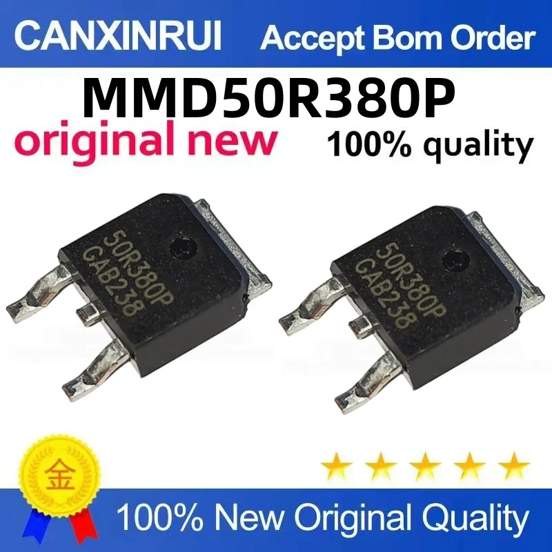 (10-300 piezas) MMD50R380P 50R380P TO-252 SMD 11A 550V MOS FET