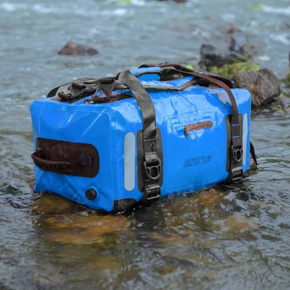 

Waterproof Duffle for Motorcycle Tail Bag Riding Cycling Gym Kayaking Boating Rafting Fishing Outdoor Adventure