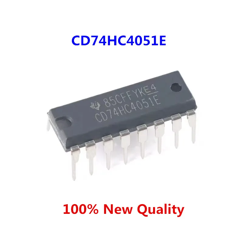 5Pcs 100% NEW CD74HC123E CD74HC147E CD74HC4051E 74HC PDIP16 DIP16 Brand new original chips ic