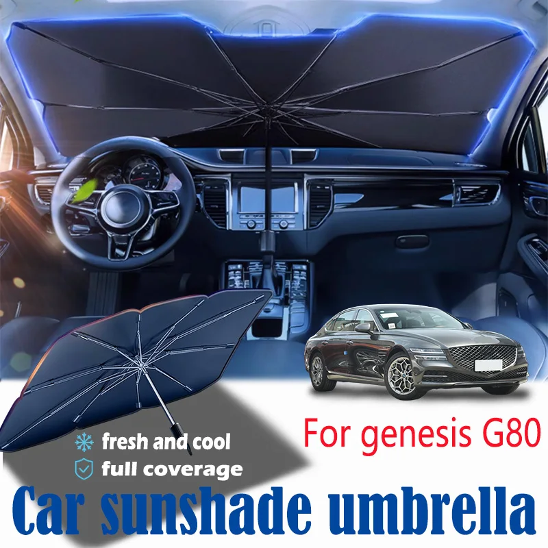 

For genesis G80 front windshield panel, sun visor, summer accessories, heat insulation, sun shading, and sun protection
