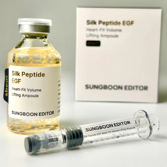 

SUNGBOON EDITOR Original Essence Set 40ml Sbedt Silk Peptide EGF Heart-Fit Volume Lifting Ampoule Brand Needle Tube Facial Care