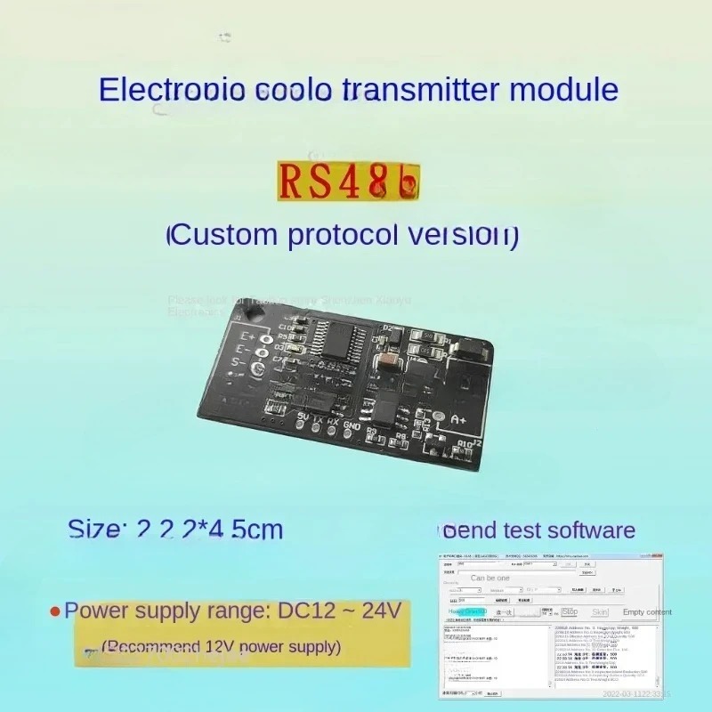 Electronic scale Weighing acquisition module Sensor transmitter, weight amplifier RS485 TTL serial communication 1451515186