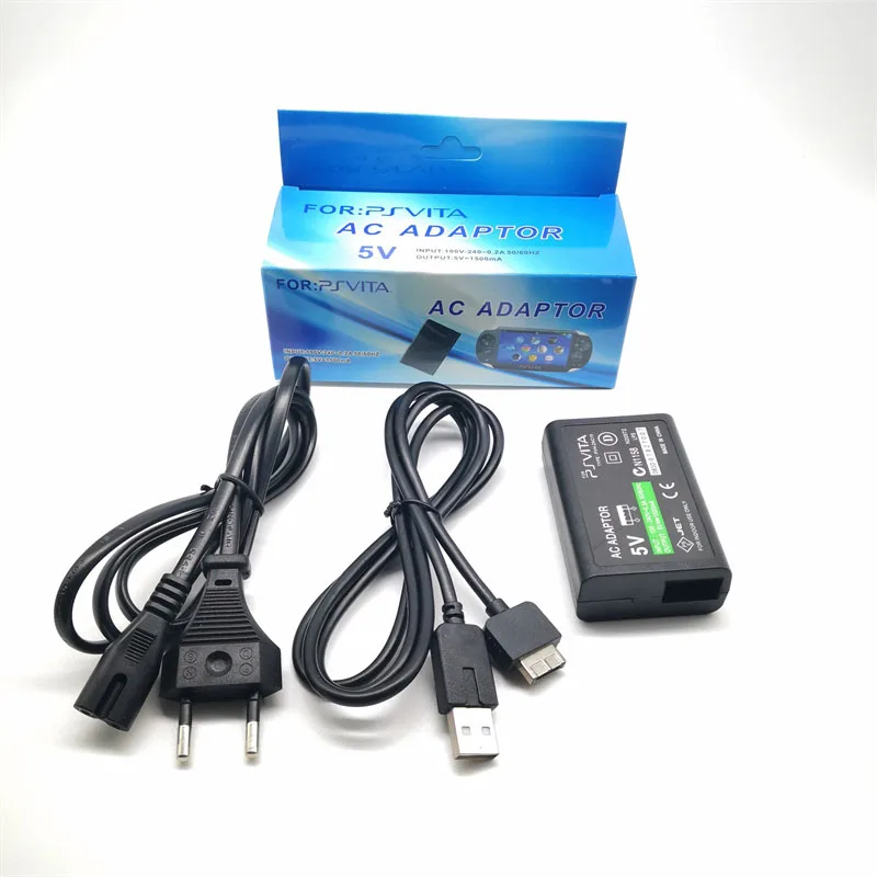 NEW EU US Plug Home Charger Power Supply 5V AC Adapter USB Charging Cable Cord For Playstation  PS Vita 1000 Console Game - view 6