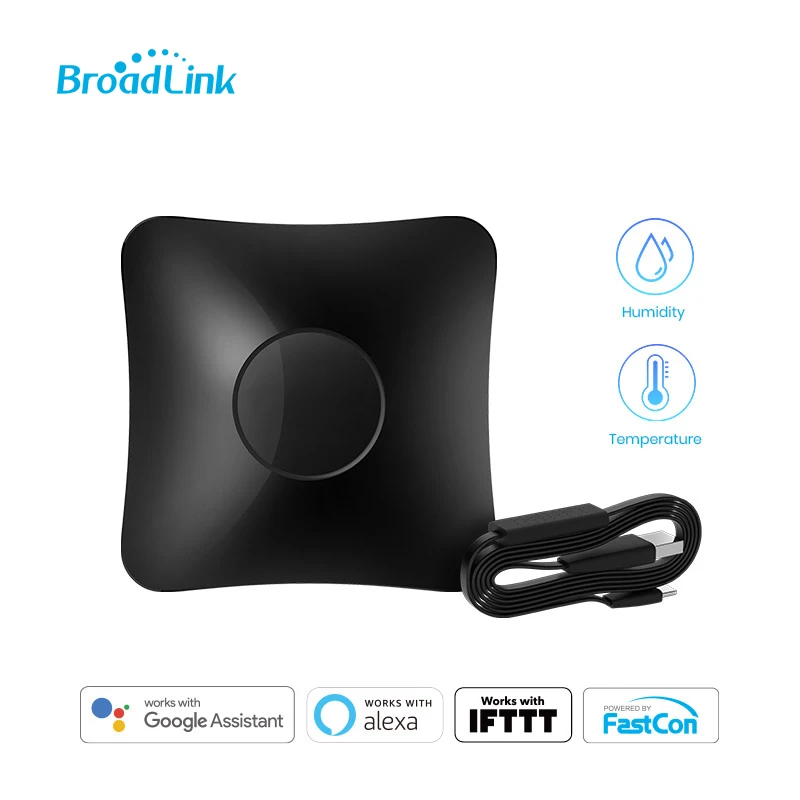 Free HTS2 Sensor BroadLink RM4 Pro Remote Wi-Fi Smart Home products Works With Alexa Google Home