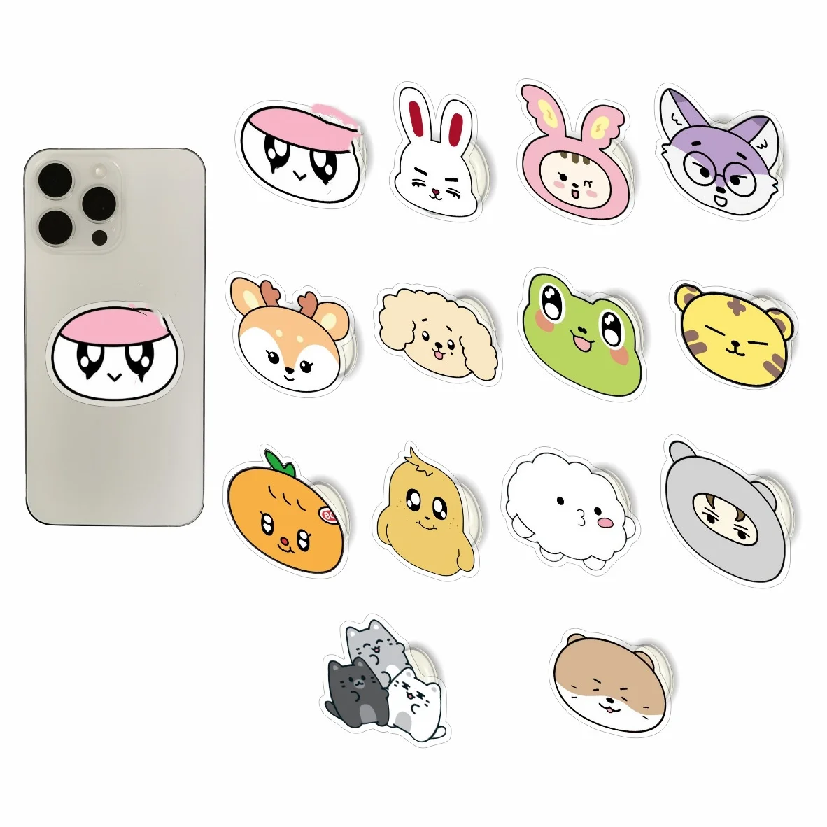 KPOP Idols Acrylic Cartoon Phone Stand WONWOO JOSHUA HOSHI THE8 Scalable Phone Holder WOOZI S.COUPS Cute Phone Decor Fans Gift