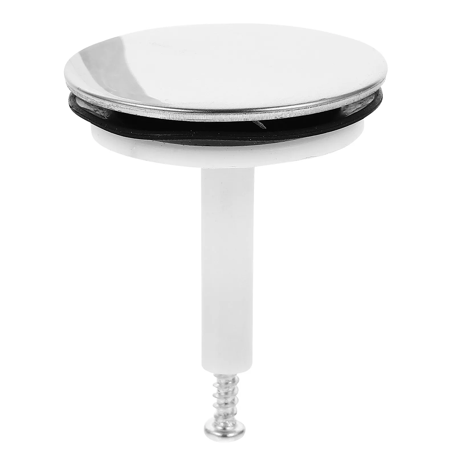 

Rotatable Plastic Bath Drain Stopper with Silicone Drain Multi-Hole Filter Hair Catcher Easy Install Remove Tub Plug