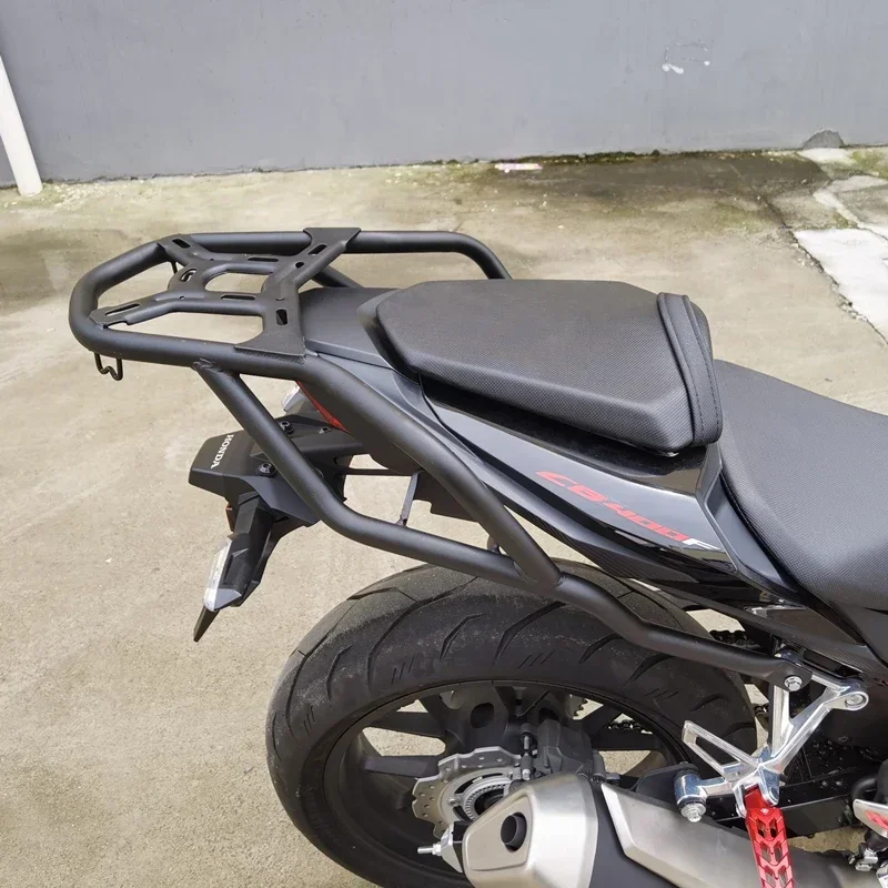 Applicable to Wuyang Honda CB400F CBR400R rear tail rack rear shelf armrest tail box rack luggage rack modification