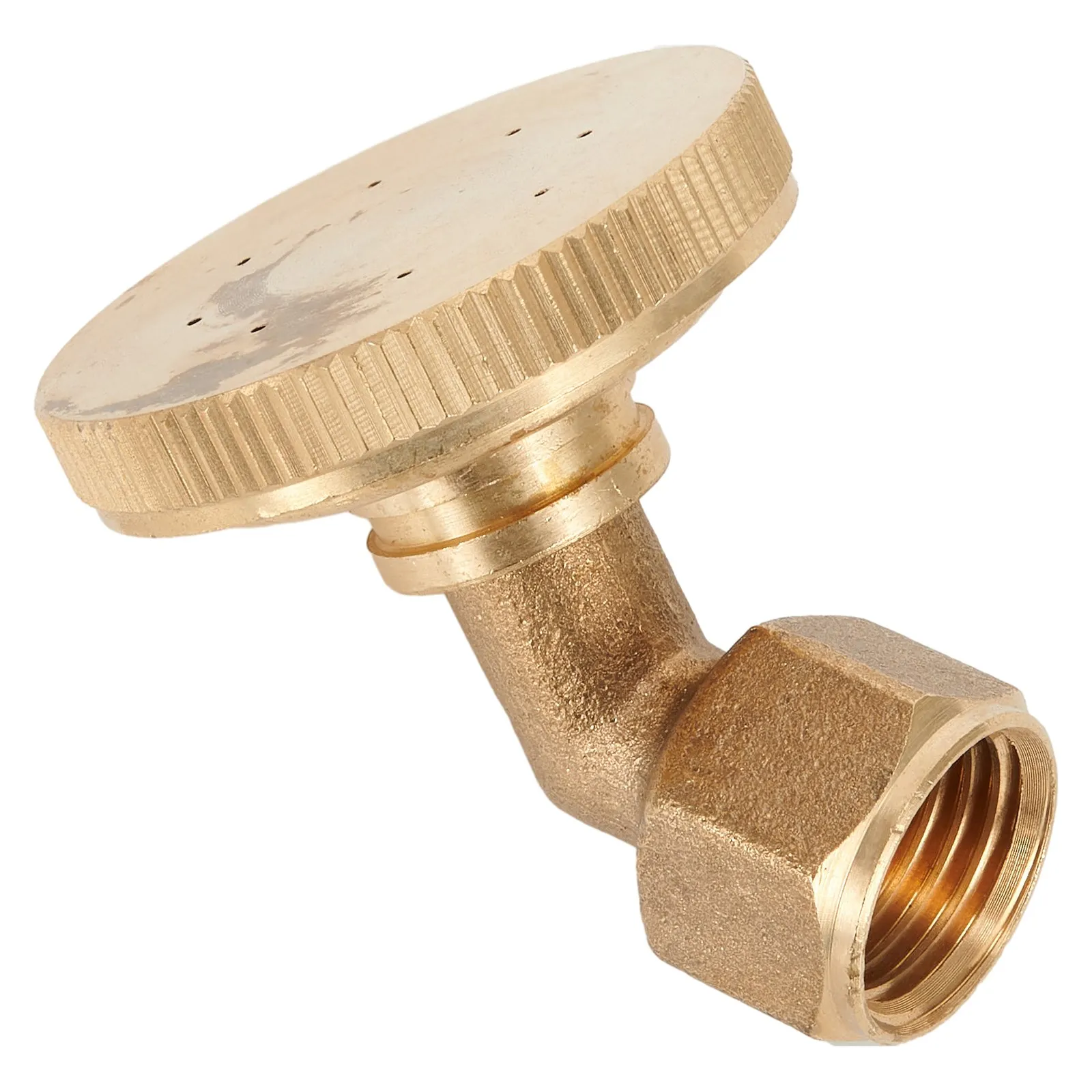 

Sprinkler Garden Sprinkler Spray Head Faucet Garden Adjustable Bend Eight Holes Integrated Metallic Copper 100% Original
