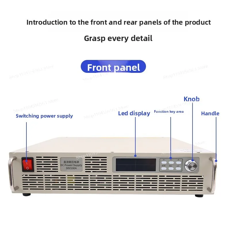 High Power DC Adjustable Power Supply Programmable Constant Voltage Current for Heating Output