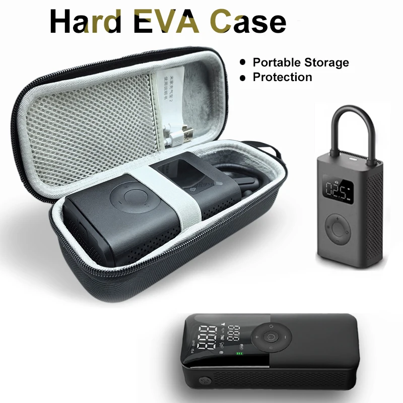 DITONG Hard EVA Case for Xiaomi Car Inflator 1S Pump Case Mijia Inflatable Treasure Box Electric High Pressure Air Pump Protect