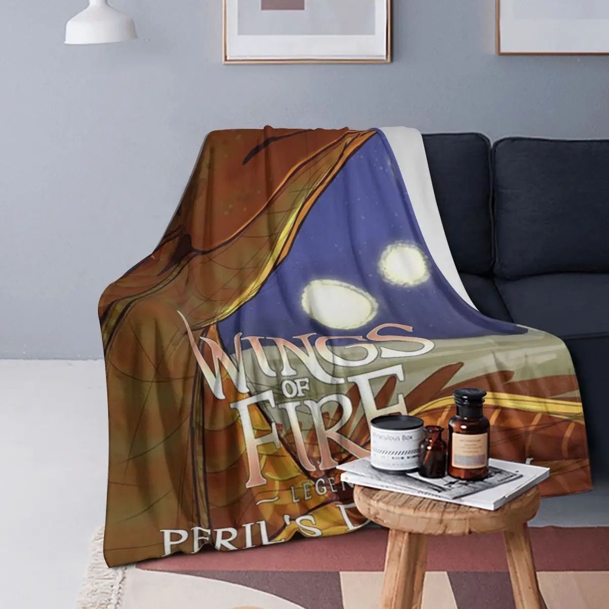 Wing Of Fire All Dragon Blanket Soft Warm Flannel Throw Blanket Cover for Bed Living room Picnic Travel Home Couch
