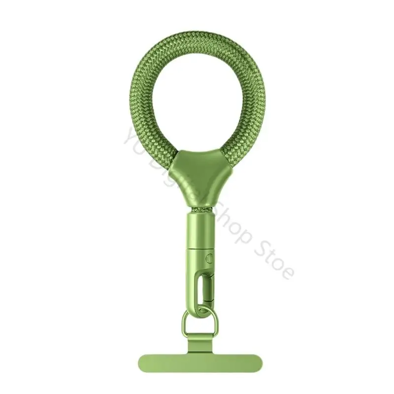 96BA 10 langer, nicht herunterfallender Handygurt mit drehbarem Metallband und bequemem Strickseil, geeignet für – Detail 4